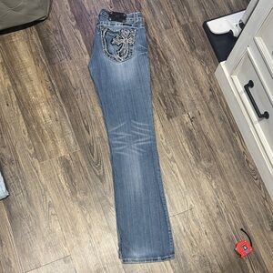 Miss Me Women's Straight Leg Blue Jeans